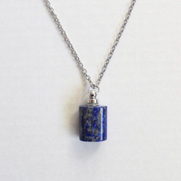 Lapis Lazuli mini flask pendant